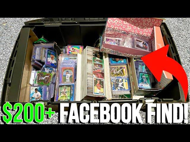 MASSIVE BASEBALL CARDS COLLECTION FOUND ON FACEBOOK FOR ONLY $200!