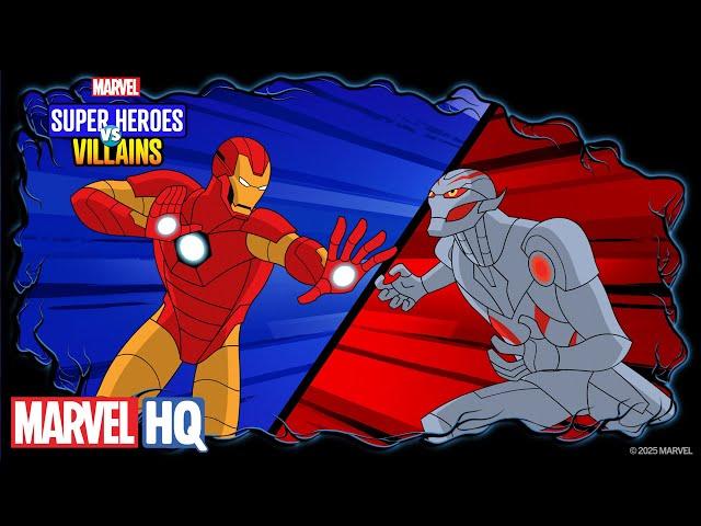 Iron Man vs. Ultron | Marvel Super Heroes Versus Villains