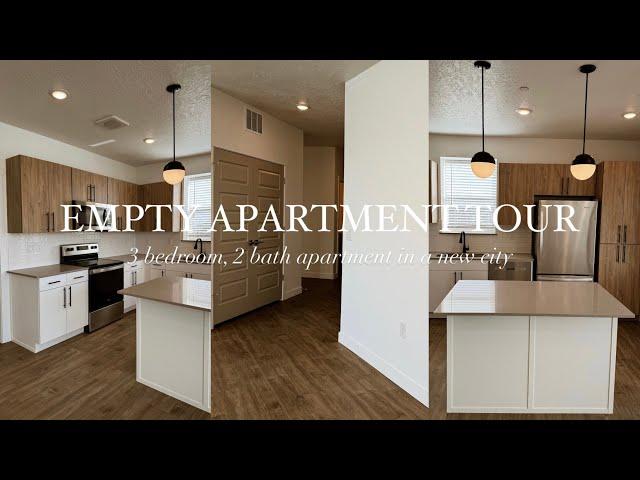 EMPTY APARTMENT TOUR || new apt and living alone at 23