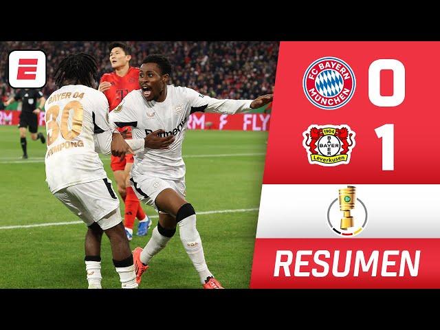 Bayer Leverkusen ELIMINÓ al Bayern Munich de la Copa Alemana. Neuer sale EXPULSADO | Resumen