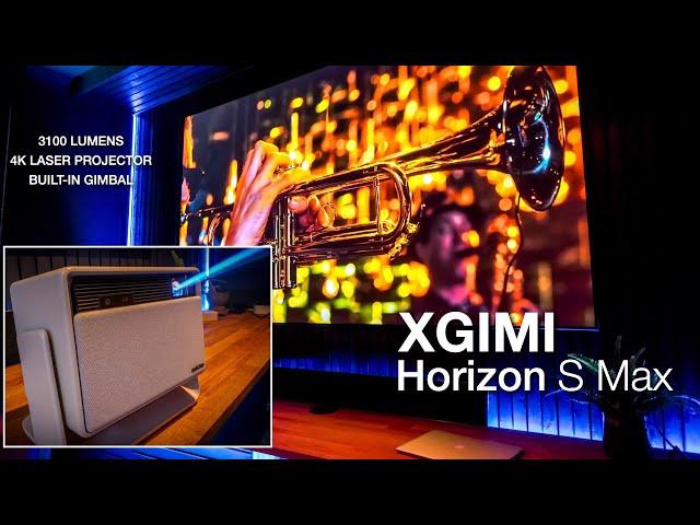 XGIMI Horizon S Max | 3100 Lumens 4K Dual Light Laser Projector Needs to be Seen!