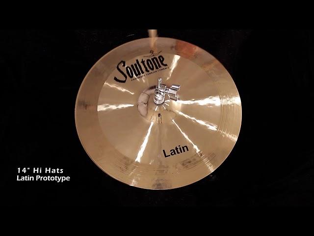 Soultone Cymbals 14" Latin Prototype Hi Hats Demo Video