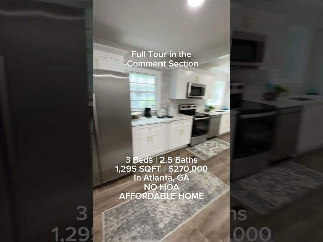 AFFORDABLE RENOVATED Home for Sale in Atlanta, GA - 3 Bed, 2.5 Bath I Atlanta Real Estate