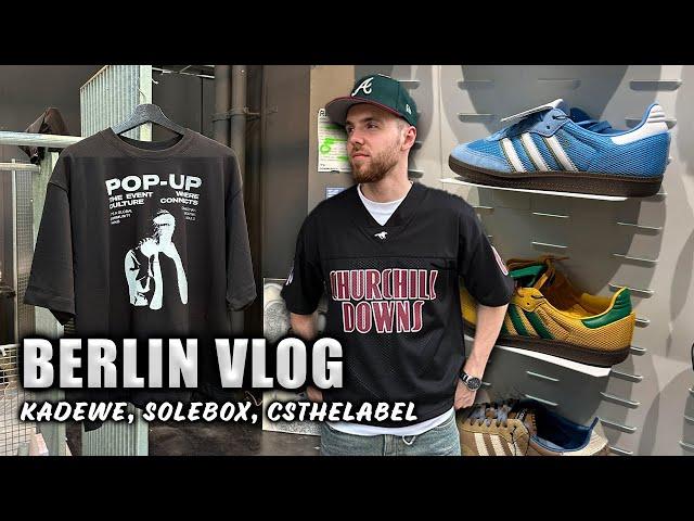 KaDeWe, Solebox, Le Labo & CSTHELABEL Pop-Up Store... | Berlin VLOG