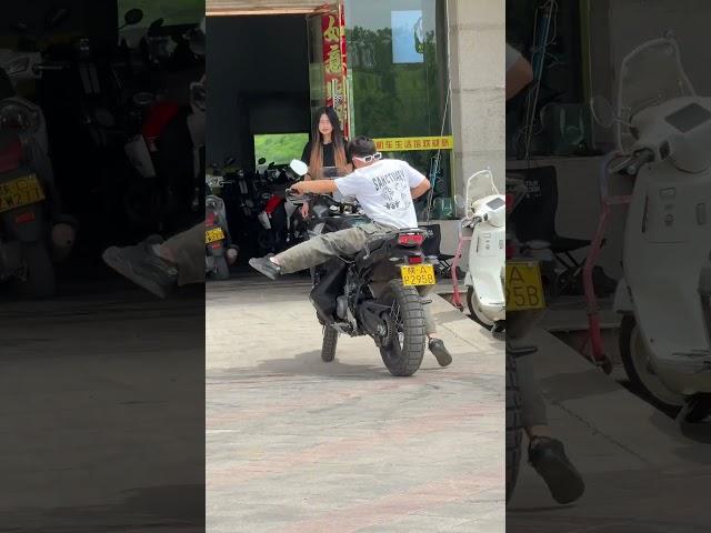 If you are not tall enough, you can make up for it with skills. There is no bike you cannot ride.