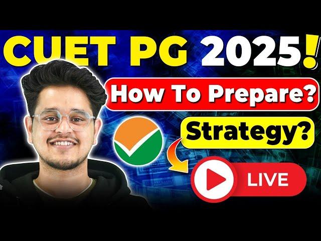 CUET PG 2025: How To Prepare for MCA? CUET MCA Exam Preparation Strategy 2025#mca #cuetpg #live