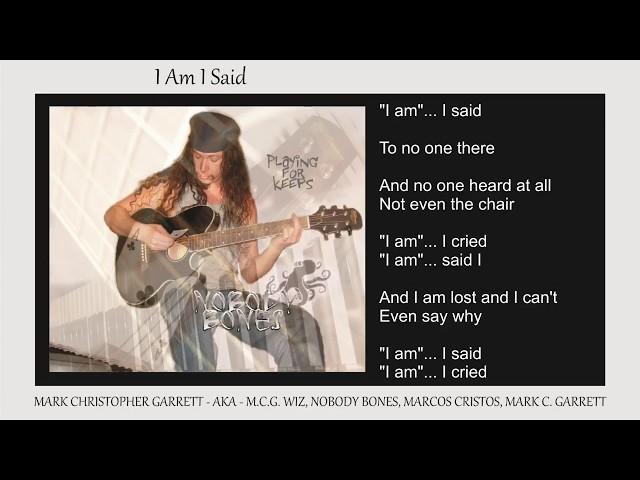 Mark Christopher Garrett - I Am I Said (Neil Diamond Cover)