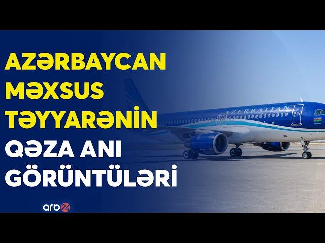 SON DƏQİQƏ! Azərbaycana məxsus təyyarə QƏZAYA UĞRADI - ANBAAN GÖRÜNTÜLƏR