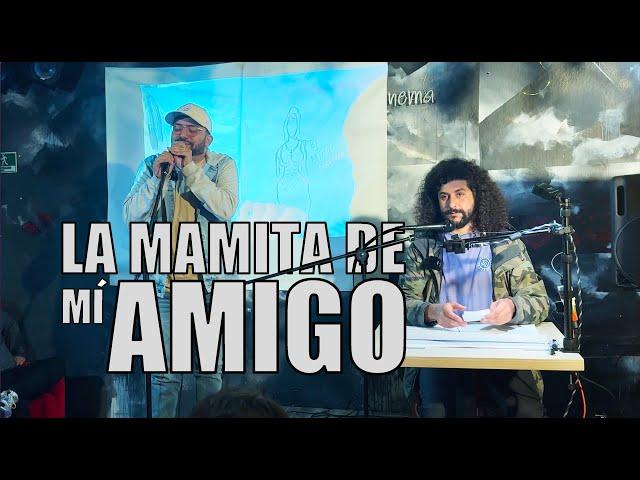 LA MAMITA DE  MI AMIGO - DÓNDE LE HAGO LA RAYA?