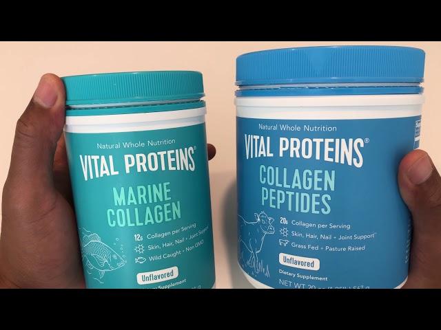 Collagen Peptides Vs Marine Peptides