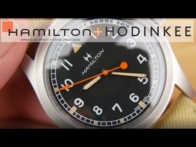Hamilton Field Limited Edition For Hodinkee H89469930  I  Quick Look at a Military Swiss Field Watch
