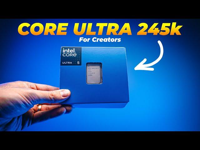 7800x3D vs Intel Core Ultra 5 245k - Should CREATORS buy a GAMING CPU?