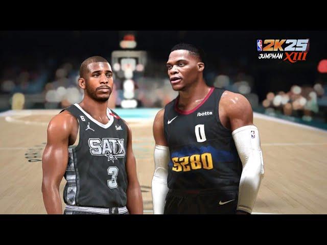 NBA2K25 ANDROID | NBA 2025 ROSTER on JUMPMAN 13 | NUGGETS (NEW LINE UP) vs SPURS (NEW LINE UP)