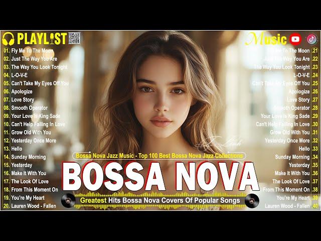 Best Bossa Nova Jazz Covers 2024  Relaxing Bossa Nova for Calm Moments