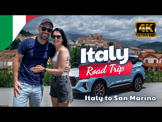 سفر ماشینی از ایتالیا به سن مارینو |   Italy To San Marino |  4K Drive