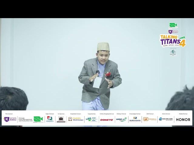 2317 Niyaad Rai| Biggest speaking challenge in Nepal - Talking titans 4