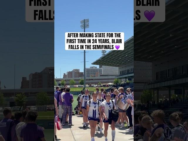 Blair made history but fell short at Nebraska state soccer. #nebraska #highschoolsoccer