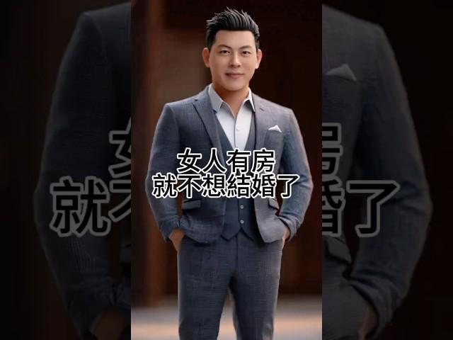 男人買房是因為想結婚，女人買房是因為可以不結婚，這邏輯你認同嗎？台中買房賣房加我官方Line,我給你最中肯的建議#買房 #台中房仲 #賣房
