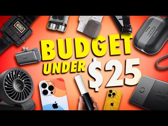 12 Budget EDC/Tech Gifts UNDER $25 for Men - Gift Guide 2024