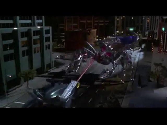 Mighty Morphin Power Rangers The Movie Ninja Zords And Ninja Megazord Scene