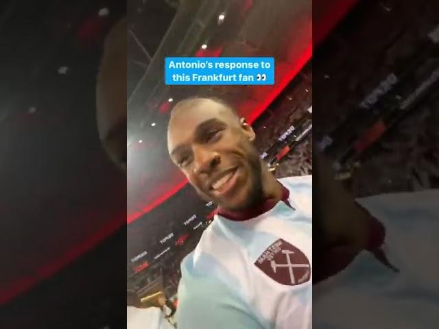 Antonio's Response After This Frankfurt Fan Mocked Him #shorts