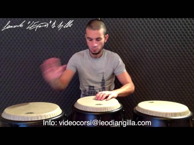 Congas Video Lessons. For info write to: videocorsi@leodiangilla.com