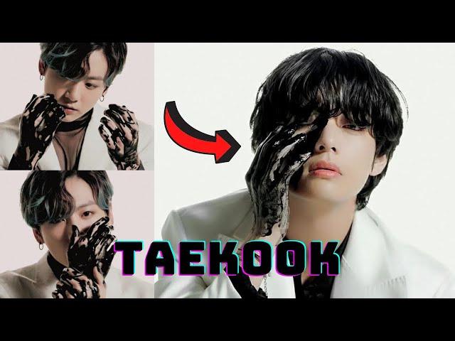 The hidden message behind the black ink TAEKOOK (theory)