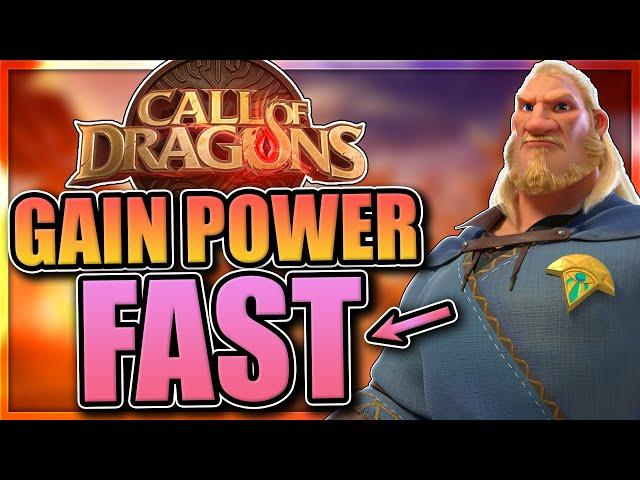 Gain Power Fast [simple tips and tricks] Call of Dragons