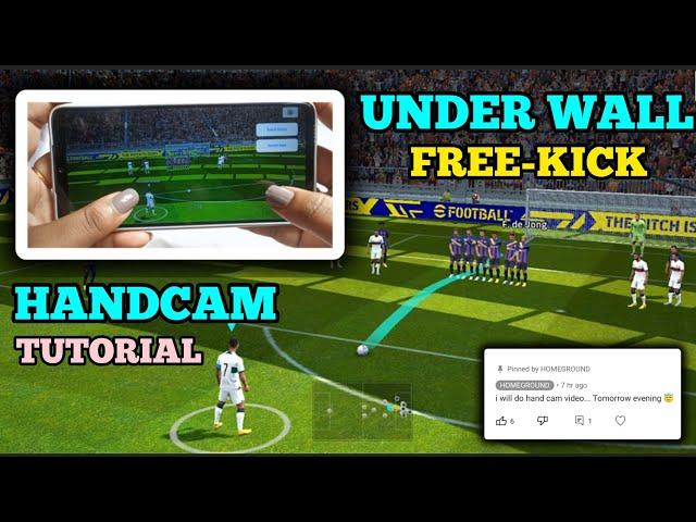 Under Wall Free-kick Handcam tutorial Efootball 2023 