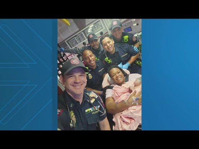 Clayton County fire, EMS crews help mom deliver baby in ambulance