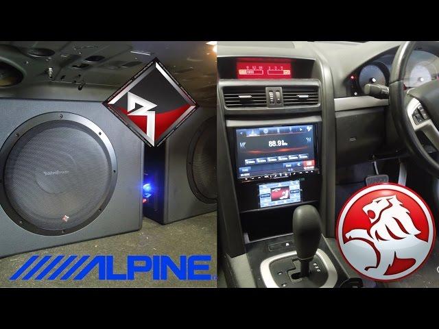 Holden VE Commodore Part Stereo & Dash Removal + Dual 12" Subwoofer Install