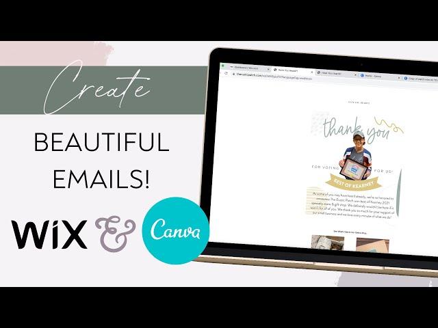 Make Your Wix Emails Beautiful with Canva