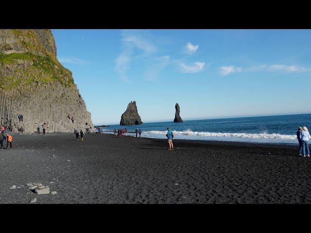 ICELAND'S BLACK SAND BEACHES: REYNISFJARA AND DIAMOND BEACH (4K)