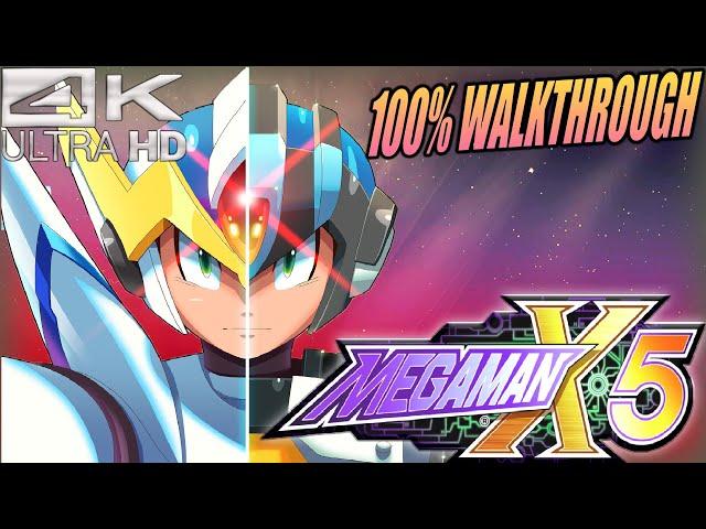 MEGA MAN X5 [X] (PS5) - 100% Full Gameplay Walkthrough (4K/60FPS)