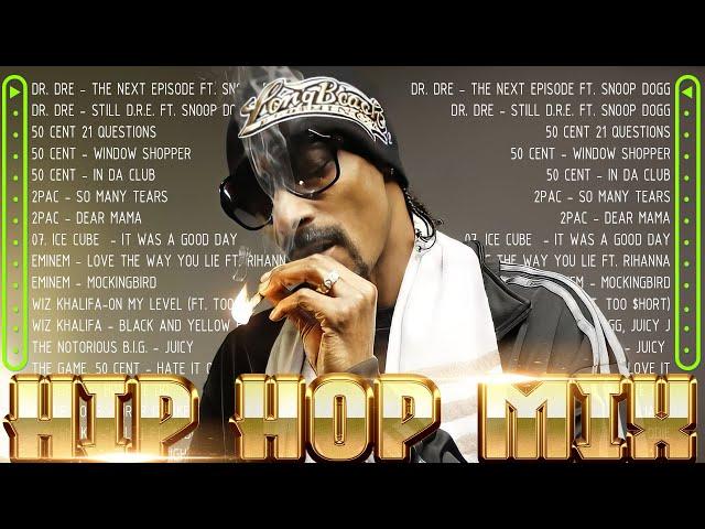 OLD SCHOOL HIP HOP MIX 2024 ~ Best of 90's Hip Hop Mix Playlist Dr. Dre, Snoop Dogg, 50 Cent