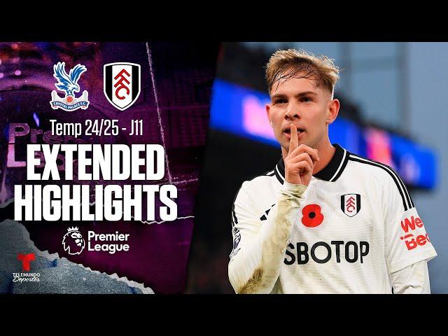 Crystal Palace vs. Fulham | Highlights Premier League | Jornada 11 | Telemundo Deportes