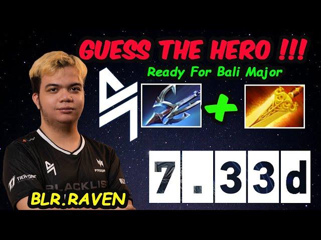 GUESS THE HERO !!! BOSS SI RAVEN NEW PATCH CARRY READY FOR BALI MAJOR Dota 2 7.33D