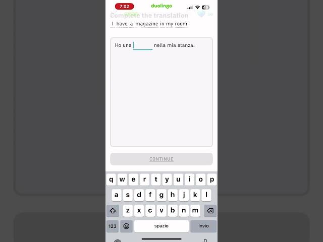 **Let’s learn Italian with Duolingo #beginner  section 4: trailblazer #languagelearning