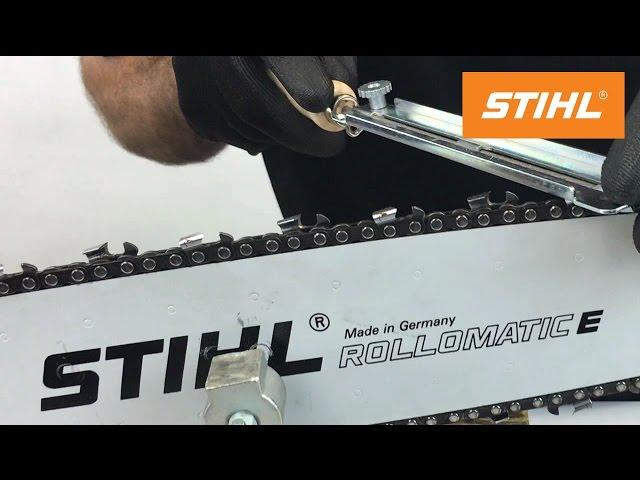 How to sharpen your chain the right way on a STIHL Chainsaw