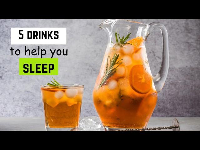 Top 5 DRINK Recipes  To Fall Asleep FAST