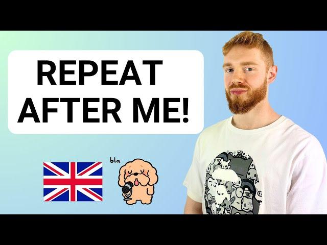 Train Your British Accent! MODERN RP (Shadowing Technique)