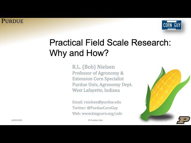 On-farm Research: Why & How