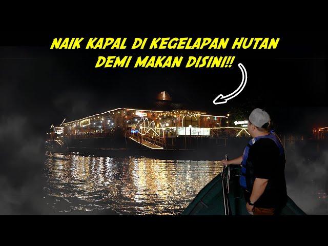 MUSTI NAIK KAPAL DI KEGELAPAN HUTAN BUAT MAKAN DISINI!!