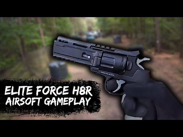 ELITE FORCE H8R GEN 2 REVOLVER AIRSOFT GAMEPLAY