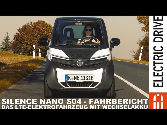 Silence Nano S04 - DAS L7e Elektrofahrzeug (80 km/h) mit Wechselakku im ersten Test | Electric Drive