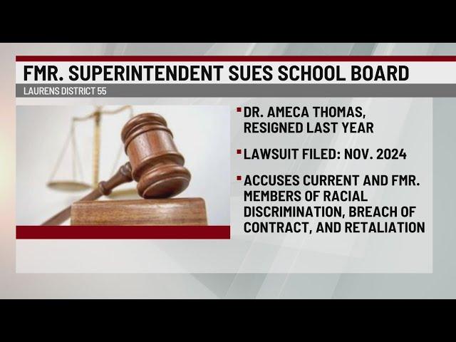 Former Laurens District 55 superintendent sues board for racial discrimination