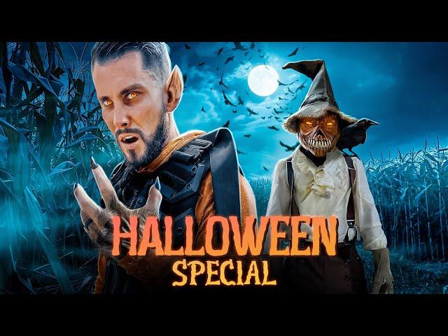 The Hall Family Halloween Special! Pumpkinhead Vs Wolf Pack! S6E3