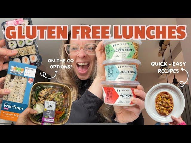 Gluten Free Lunch Ideas - Quick Recipes and On-The-Go Options!