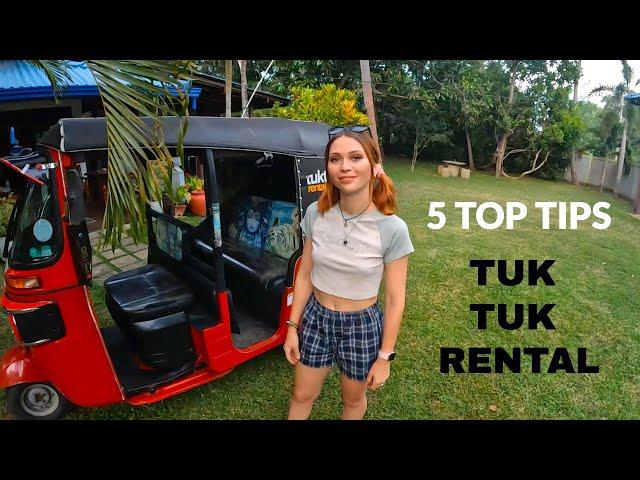 5 IMPORTANT TIPS WHEN HIRING A TUK TUK IN SRI LANKA  | here's my guide | tuktukrental.com