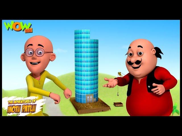 Motu Patlu Cartoons In Hindi | Animated cartoon | mobile tower | Wow Kidz